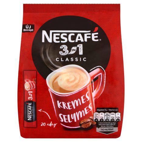 Nescafé 3in1 classis azonnal oldódó kávéspecialitás 20db 340g