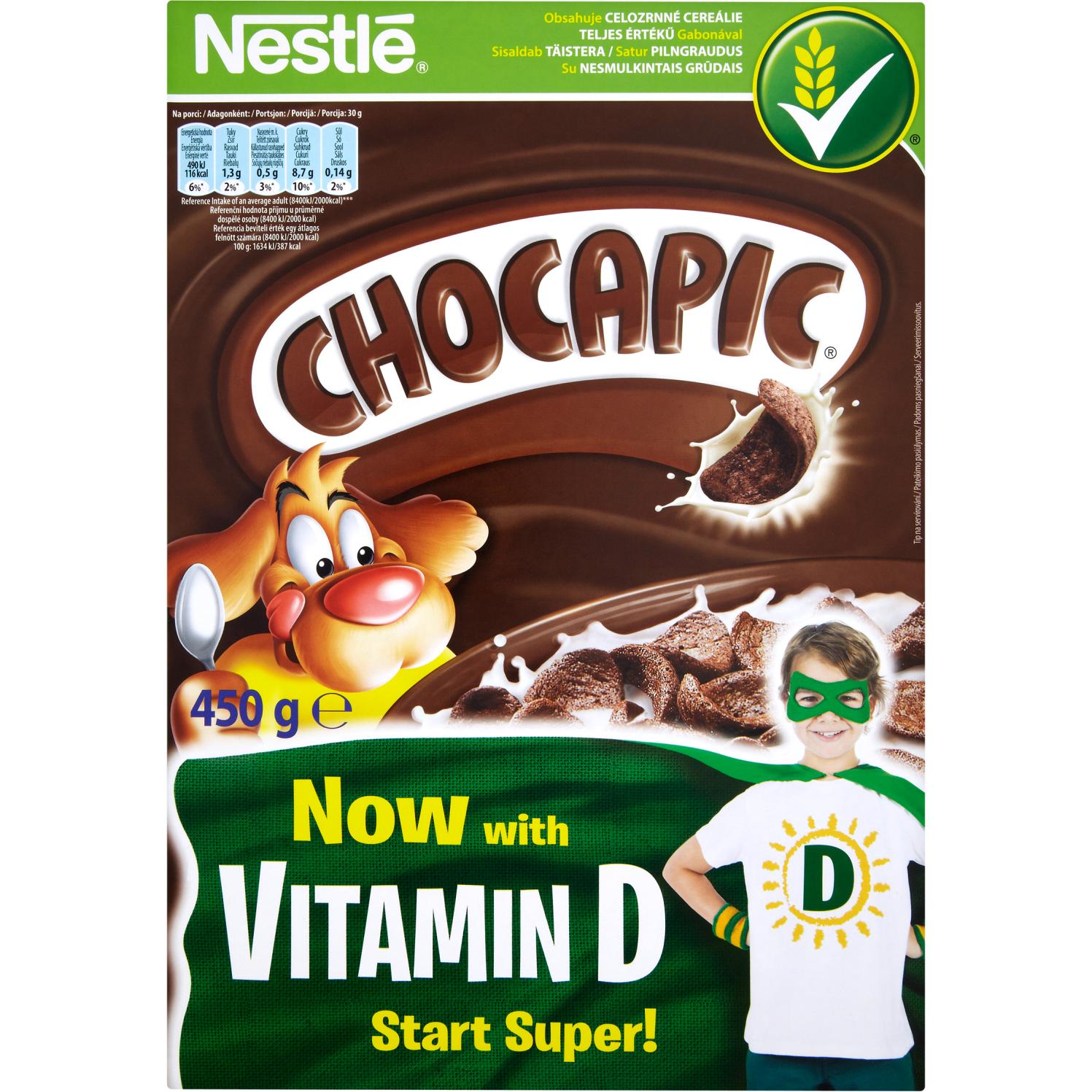Nestlé Chocapic csokiízű, ropogós gabonapehely 450g