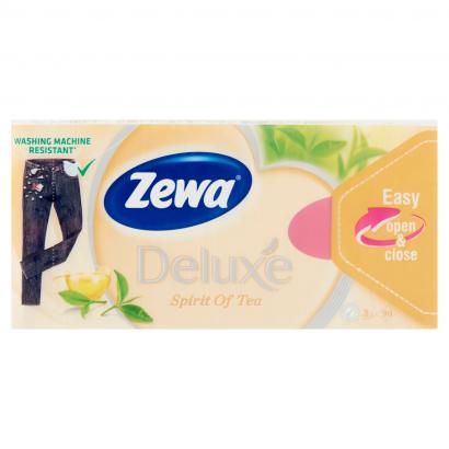 Zewa deluxe spirit of tea illatosított papír zsebkendő 3 rétegű 90 db 